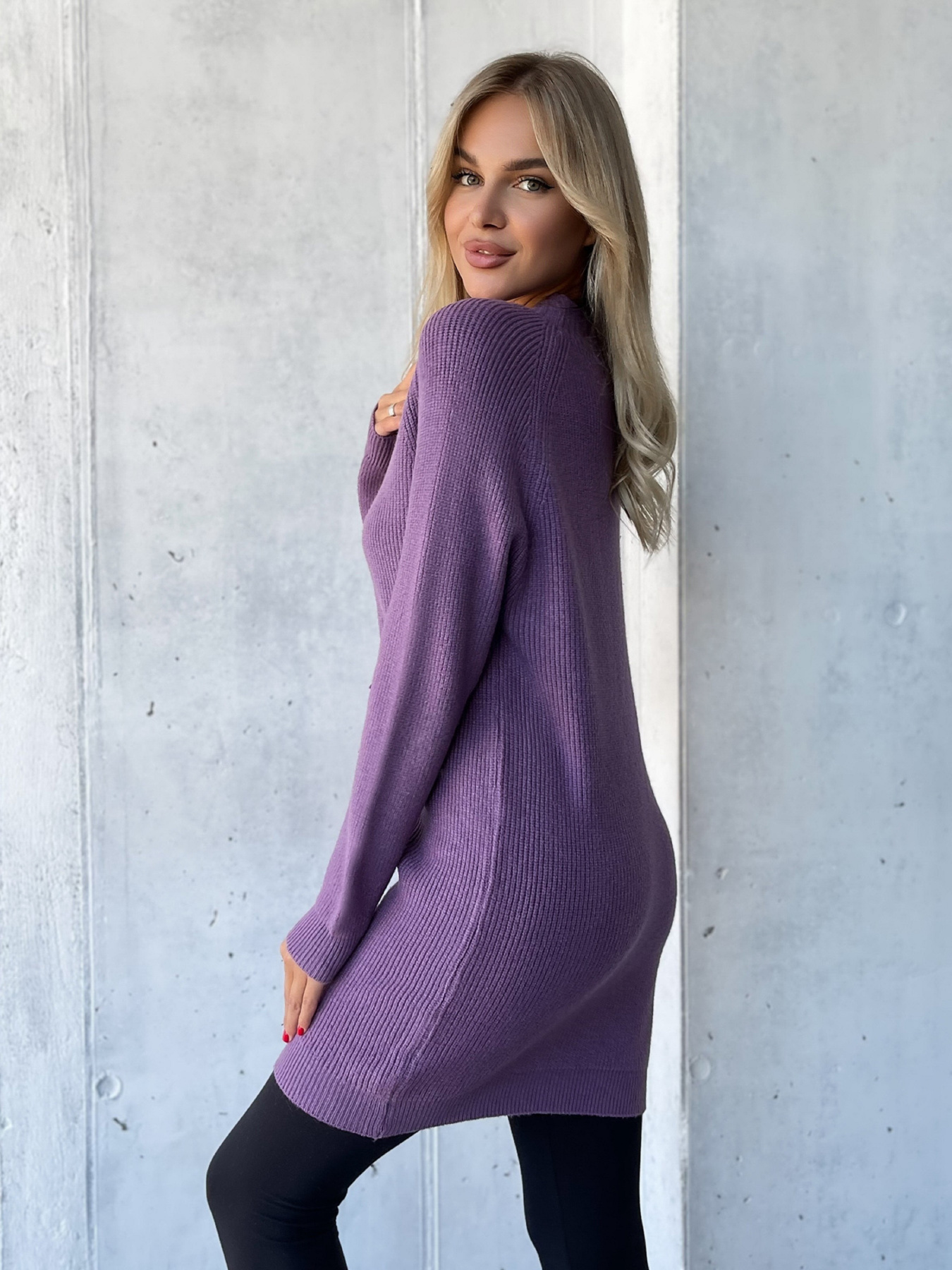 Туника ISSA Plus модель WN20-580_сиреневый Фото