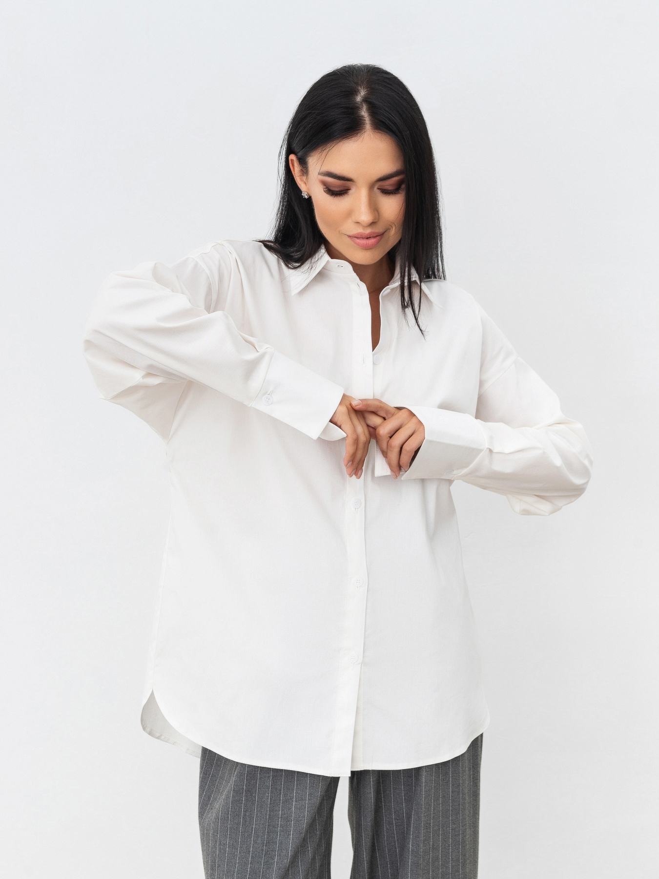 Рубашка повседневная Romashka Тусон модель 201025005091 Фото