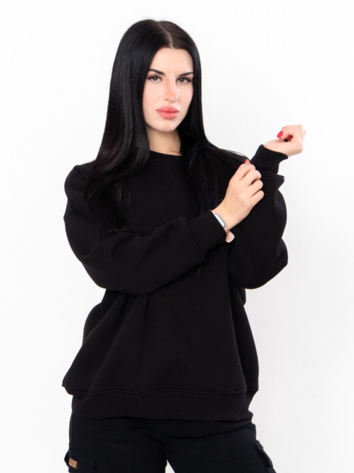 Світшот Носи своє модель 8355-025-chornij Фото