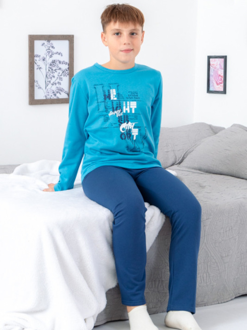 Піжама Носи своє модель 6076-023-33-1-goluba-blakitx-temno-sinj Фото