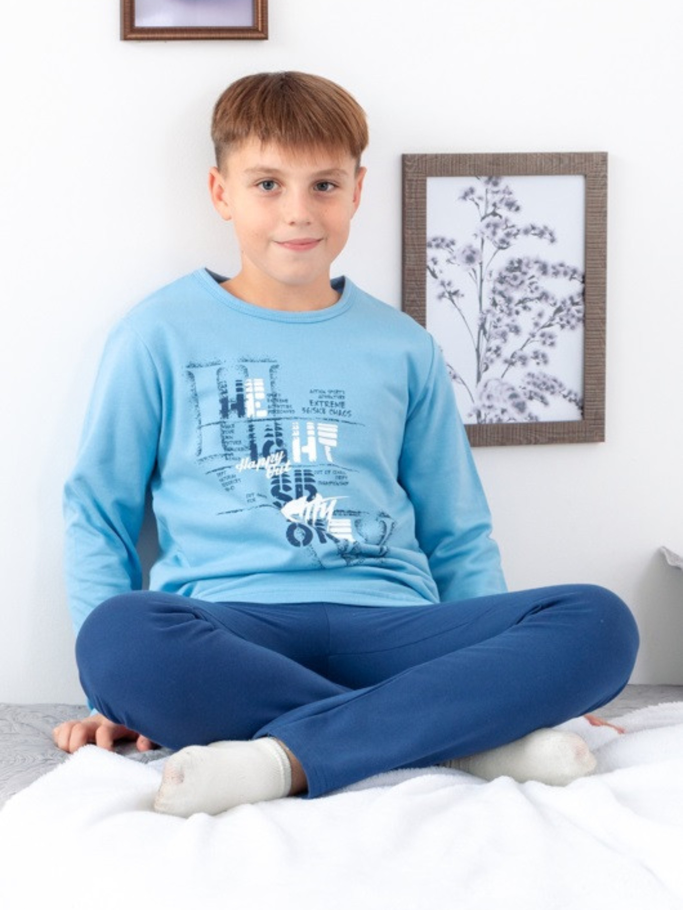 Пижама Носи своє модель 6076-023-33-1-blakitnij-temno-sinj Фото