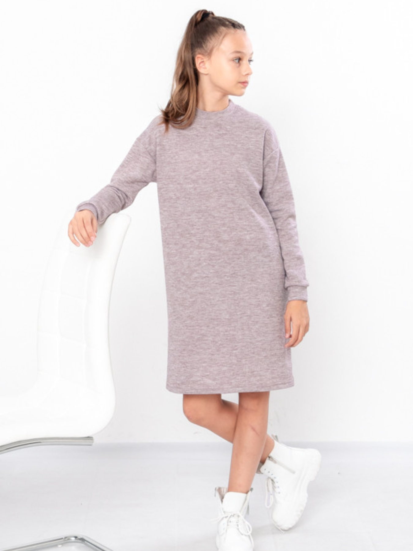 Платье мини Носи своє модель 6304-112-mokko-melanzh Фото