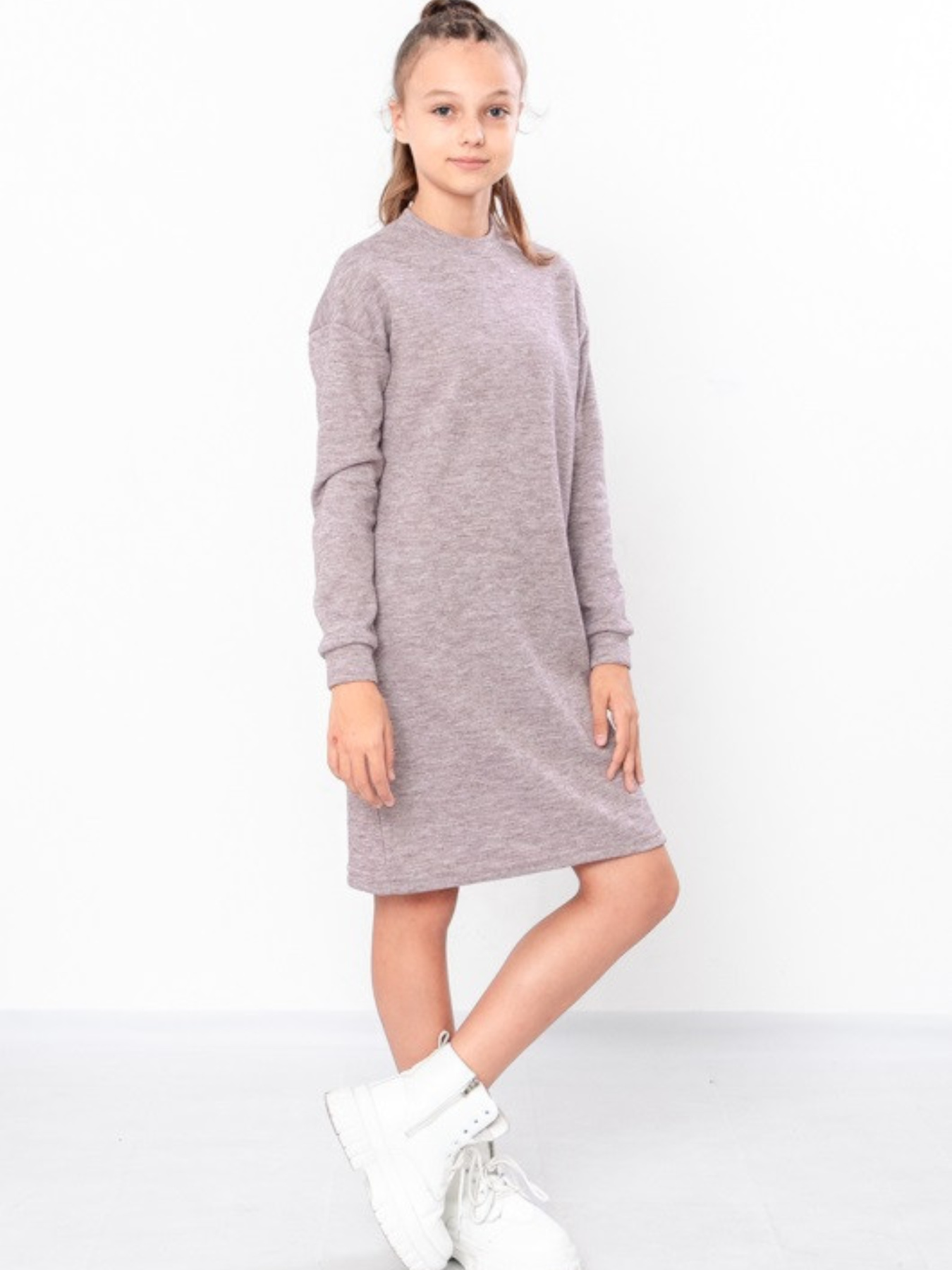 Платье мини Носи своє модель 6304-112-mokko-melanzh Фото