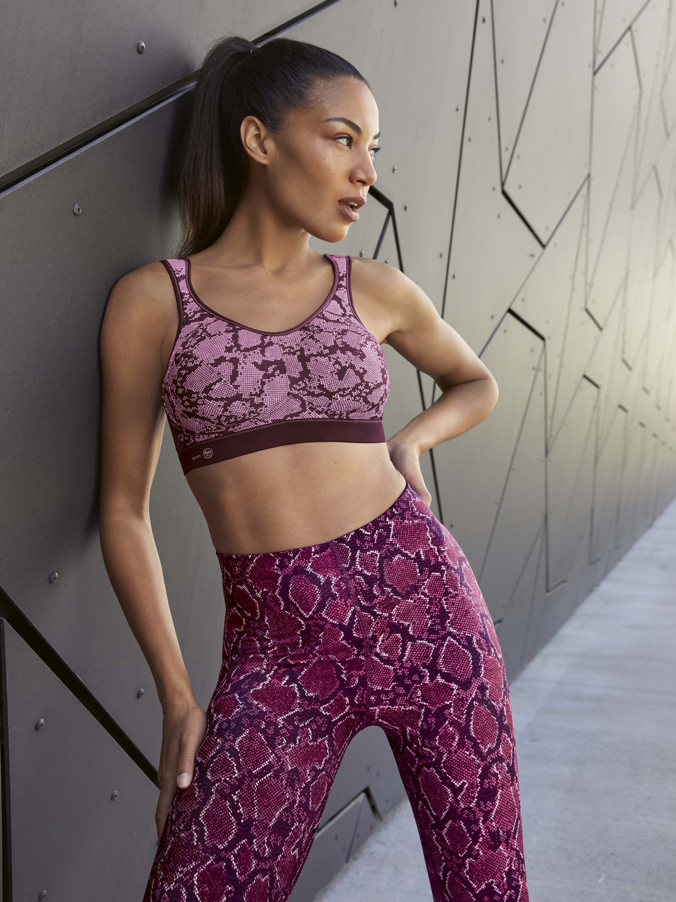 Спортивні леггінси Anita модель 1696CompressionTights_Berry Фото