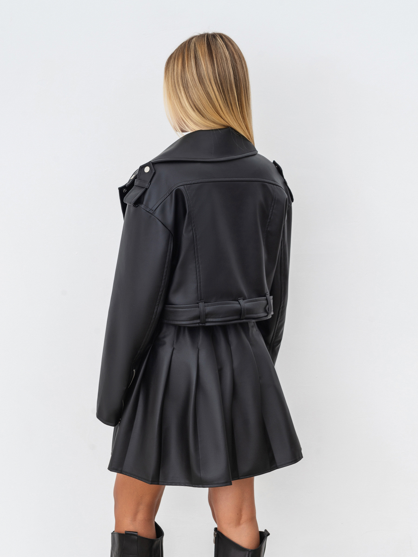 Шкіряна куртка Romashka Аріка модель 208023804101 Фото