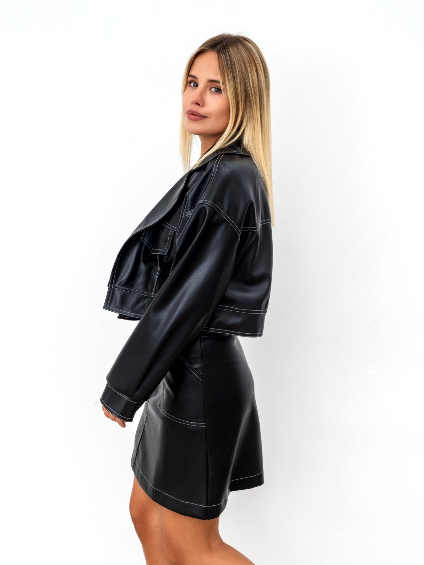 Куртка кожаная Romashka Такна модель 208023702101 Фото