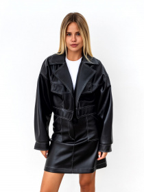 Куртка кожаная Romashka Такна модель 208023702101 Фото