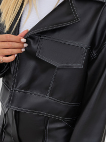 Куртка кожаная Romashka Такна модель 208023702101 Фото