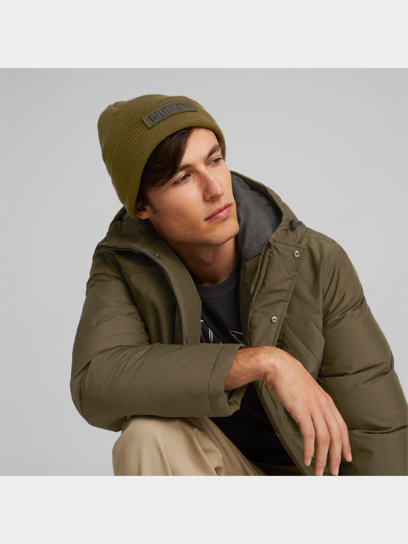 Шапка PUMA Classic Cuff Beanie модель 023434 Фото