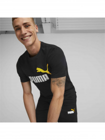 Спортивная футболка PUMA Ess+ 2 Col Logo Tee модель 586759 Фото