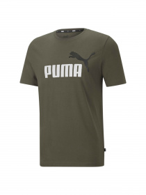 Спортивная футболка PUMA Ess+ 2 Col Logo Tee модель 586759 Фото
