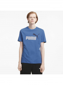 Спортивная футболка PUMA Ess+ 2 Col Logo Tee модель 586759 Фото