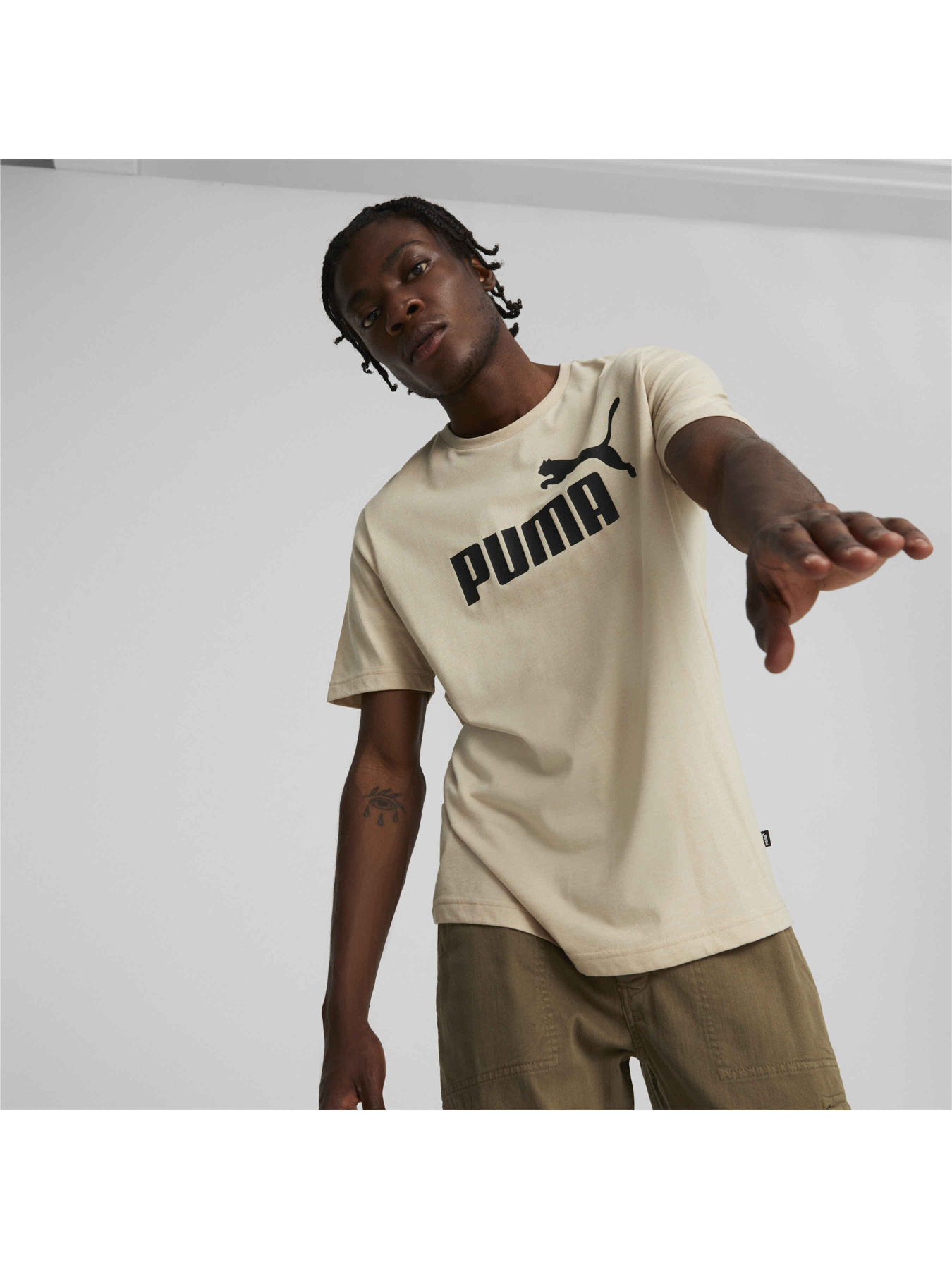 Спортивная футболка PUMA Ess Heather Tee модель 586736 Спортивная футболка PUMA Ess Heather Tee модель 586736 Фото