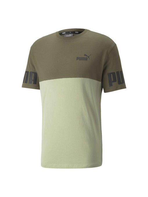 Спортивная футболка PUMA Power Colorblock Tee модель 847389 Фото