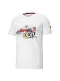 Спортивная футболка PUMA Ferrari Race Vintage Gr Tee модель 599837 Спортивная футболка PUMA Ferrari Race Vintage Gr Tee модель 599837 Фото