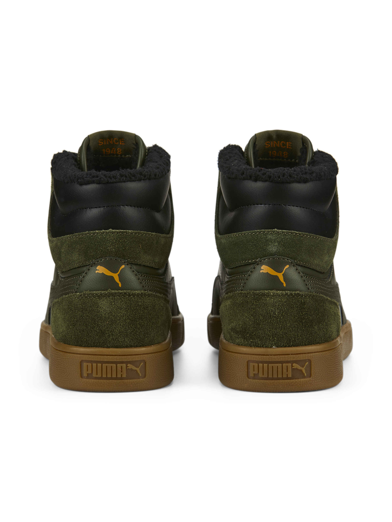 Кеды высокие PUMA Shuffle Mid Fur модель 387609 Фото