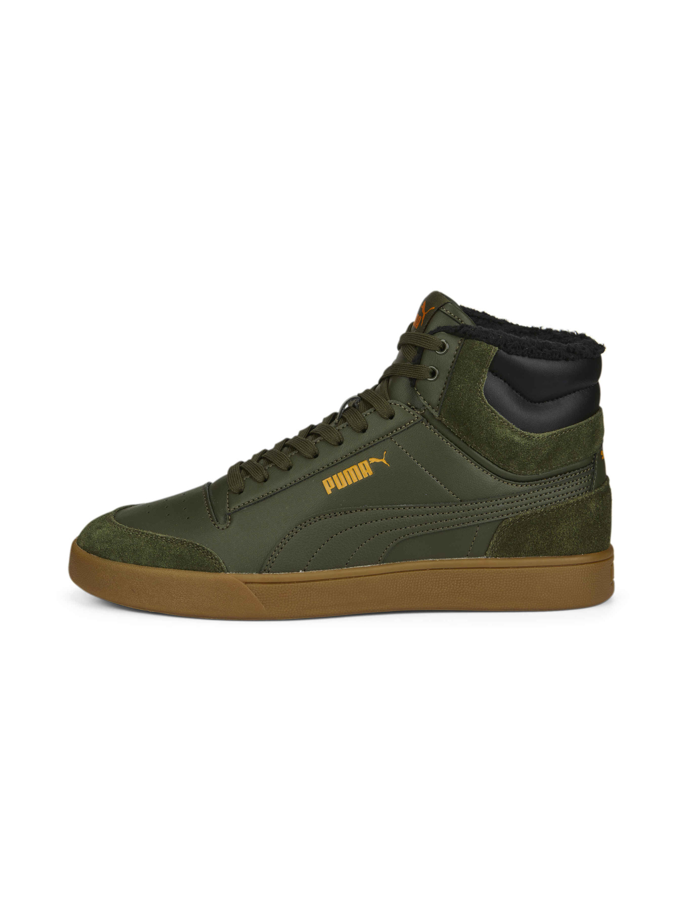Кеды высокие PUMA Shuffle Mid Fur модель 387609 Фото