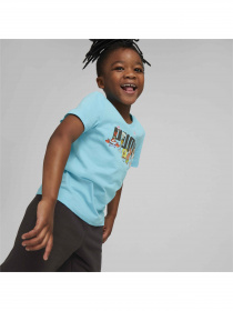 Футболка PUMA x Spongebob Logo Tee модель 673668 Фото