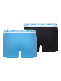 Набор трусов PUMA Men Multi Logo Boxer 2P модель 938047 Набор трусов PUMA Men Multi Logo Boxer 2P модель 938047 Фото