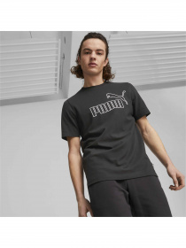 Футболка спортивная PUMA Ess Elevated Pique Tee модель 673385 Фото