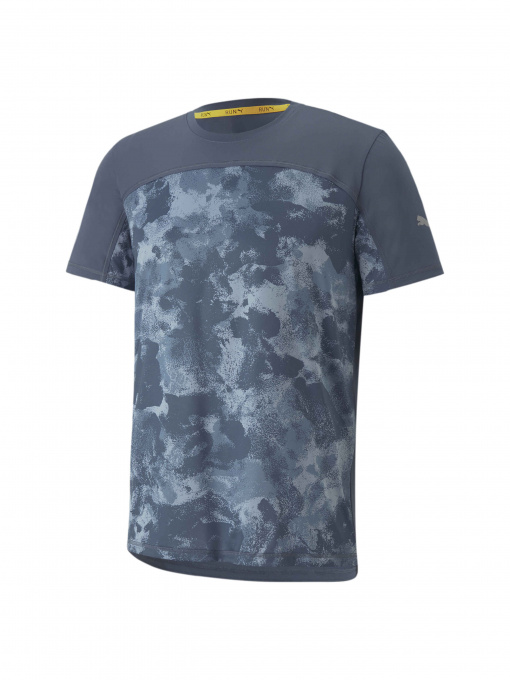 Футболка спортивная PUMA Run Aop Graphic Ss Tee M модель 522203 Фото