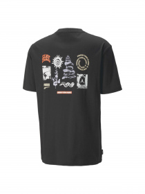 Спортивная футболка PUMA Downtown Graphic Tee модель 539181 Спортивная футболка PUMA Downtown Graphic Tee модель 539181 Фото