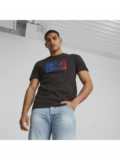 Футболка спортивна PUMA Bmw Mms Logo Tee + модель 621298 — фото 3 - INTERTOP