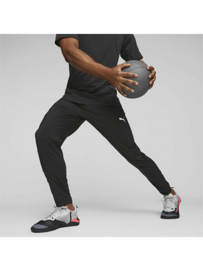 Штани спортивні PUMA Fit Woven Tapered Pant модель 523861 — фото 3 - INTERTOP