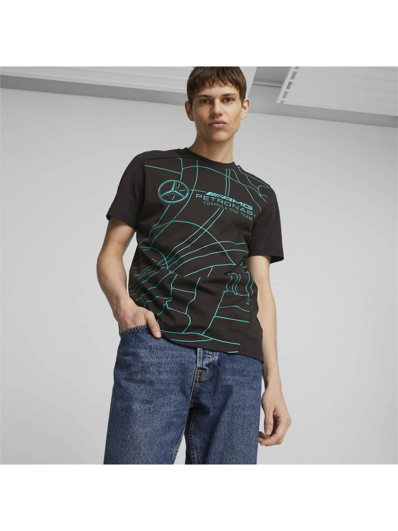 Футболка спортивная PUMA Mapf1 Statement Tee модель 621129 Фото