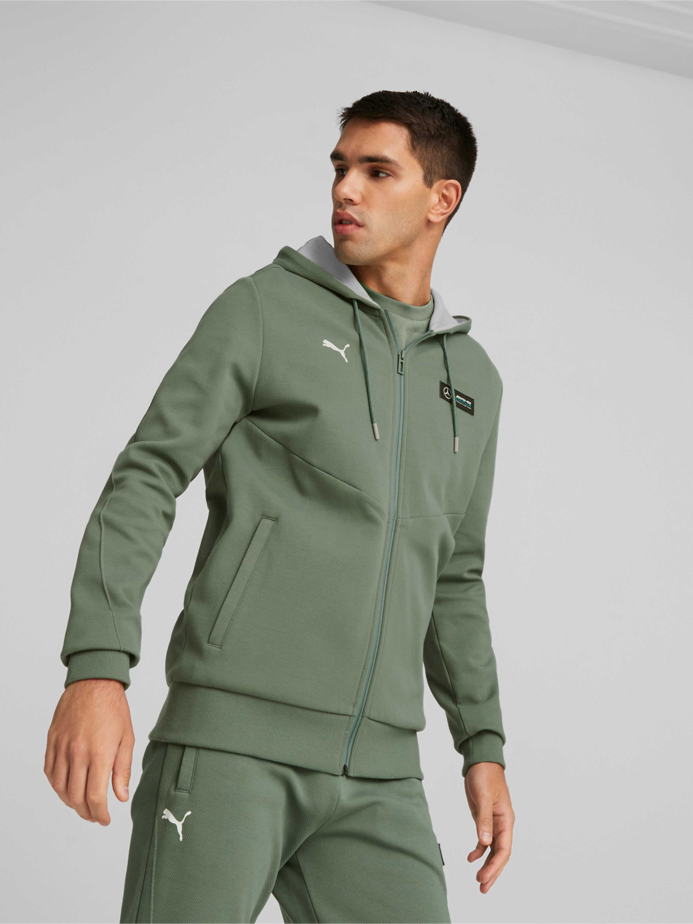 Кофта спортивная PUMA Mapf1 Hooded Sweat Jacket модель 621147 Фото