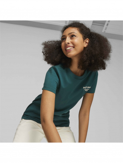 Футболка спортивна PUMA Team Graphic Tee модель 621437 — фото 3 - INTERTOP