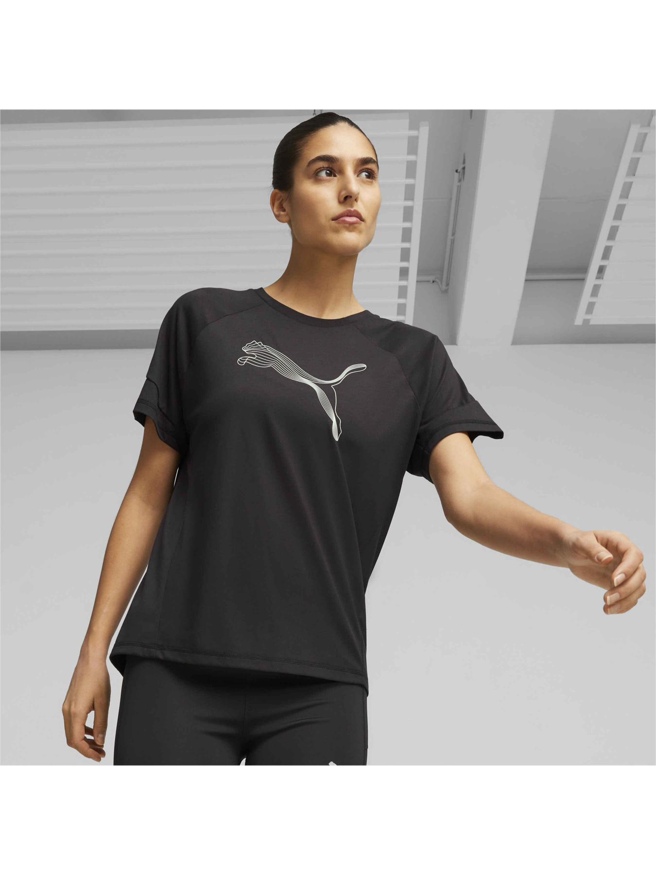 Спортивная футболка PUMA Evostripe Tee модель 676070 Спортивная футболка PUMA Evostripe Tee модель 676070 Фото
