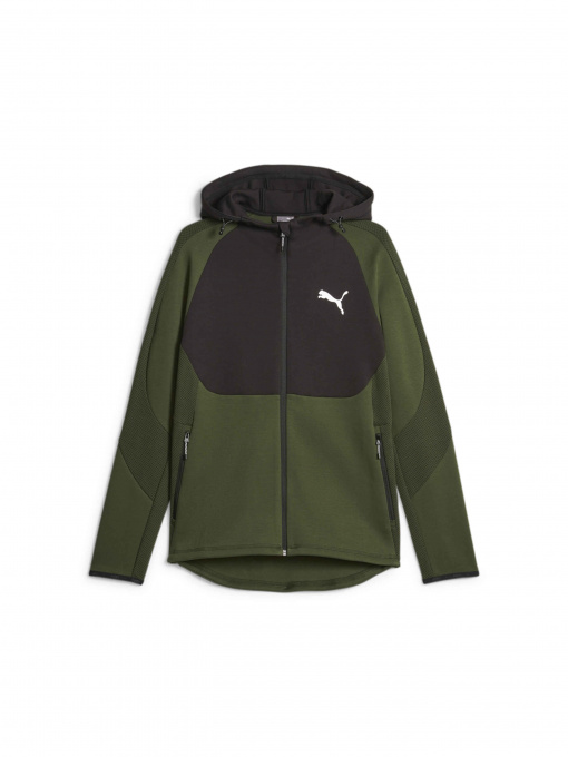 Кофта спортивная PUMA Evostripe Full-zip Hoodie модель 675930 Фото
