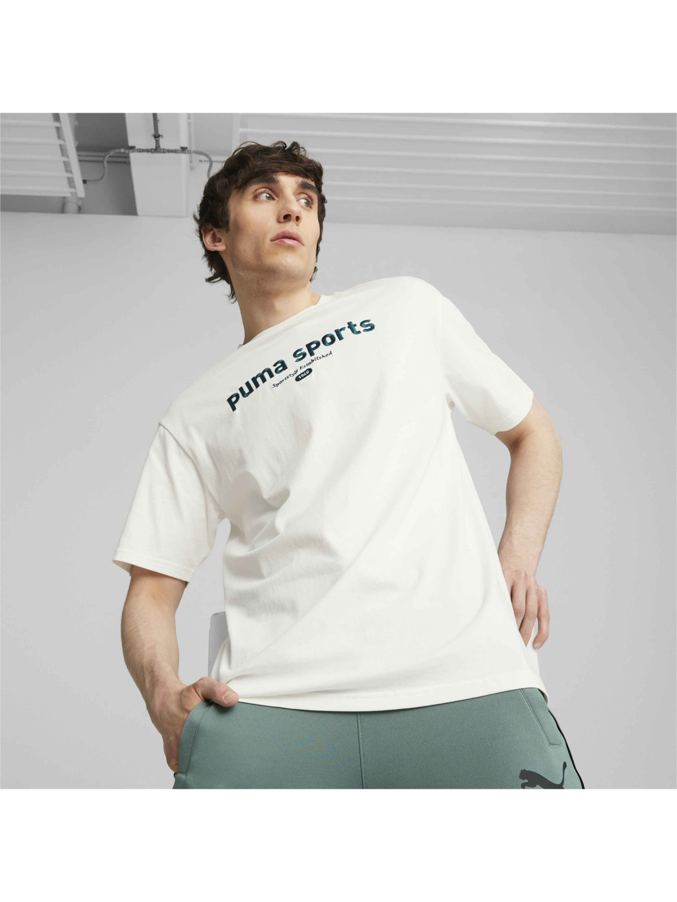 Спортивна футболка PUMA Team Graphic Tee модель 621316 Спортивна футболка PUMA Team Graphic Tee модель 621316 Фото