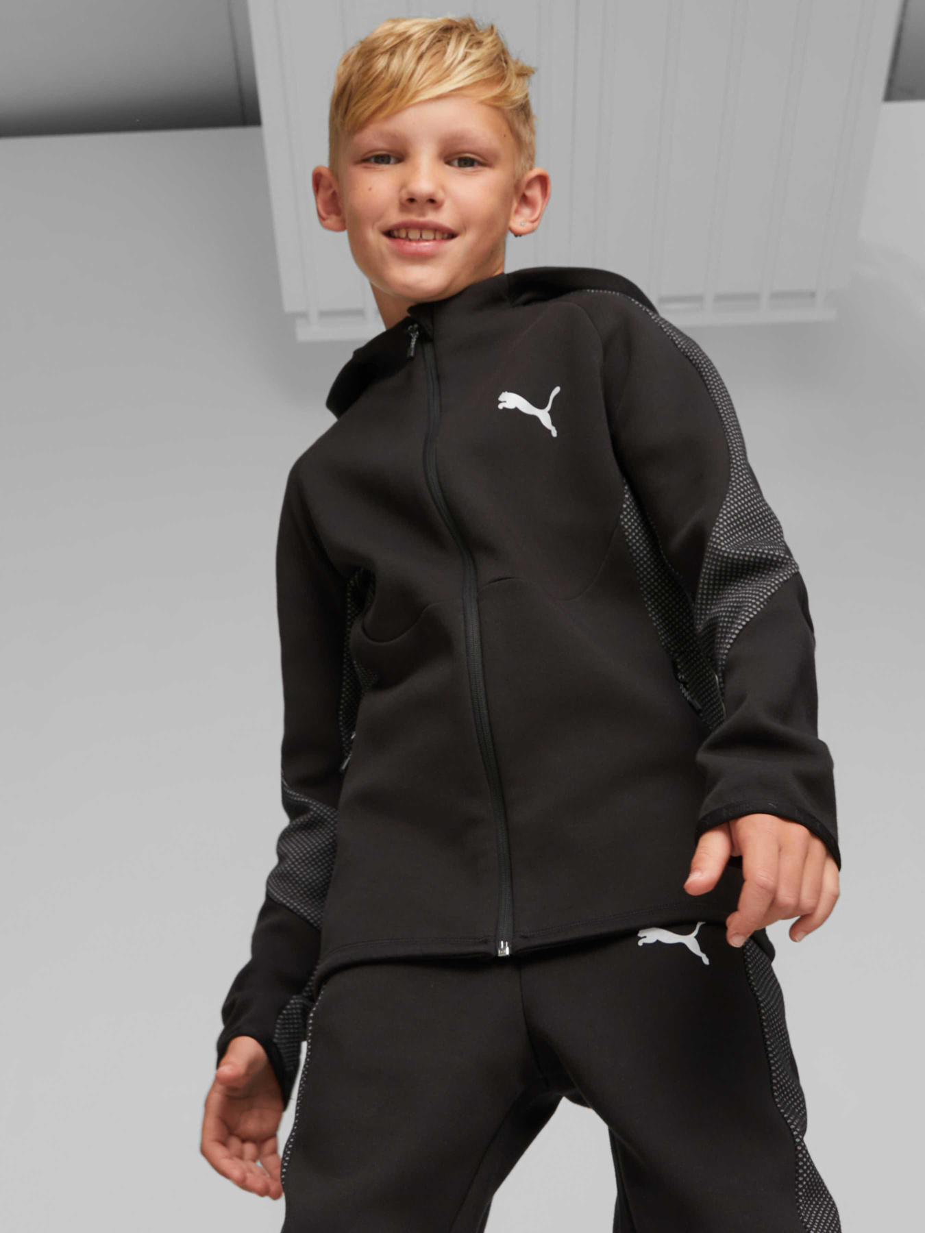 Спортивна кофта PUMA Evostripe Full-zip Hoodie модель 676277 Спортивна кофта PUMA Evostripe Full-zip Hoodie модель 676277 Фото