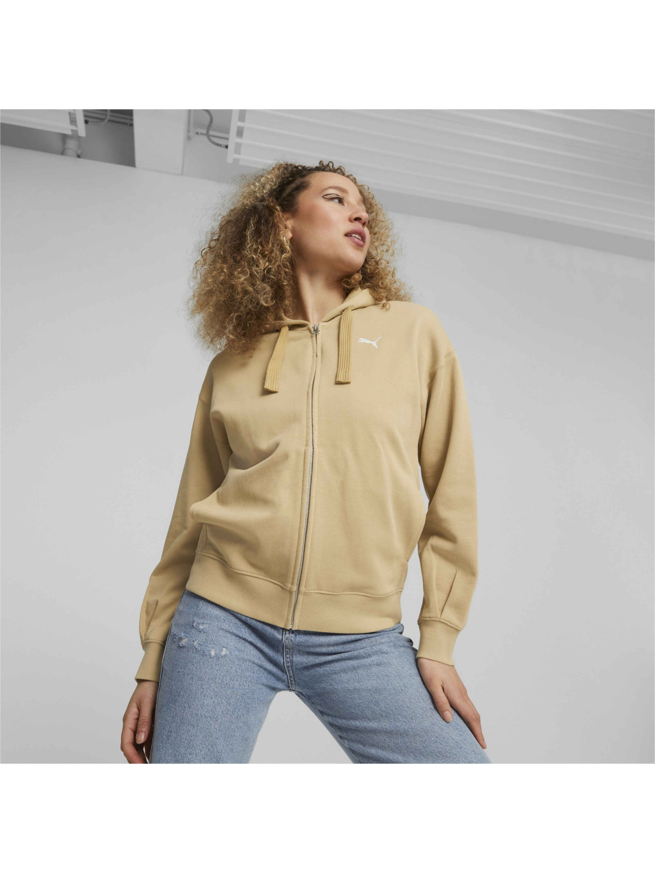 Спортивная кофта PUMA Her Full-zip Hoodie Tr модель 676003 Фото