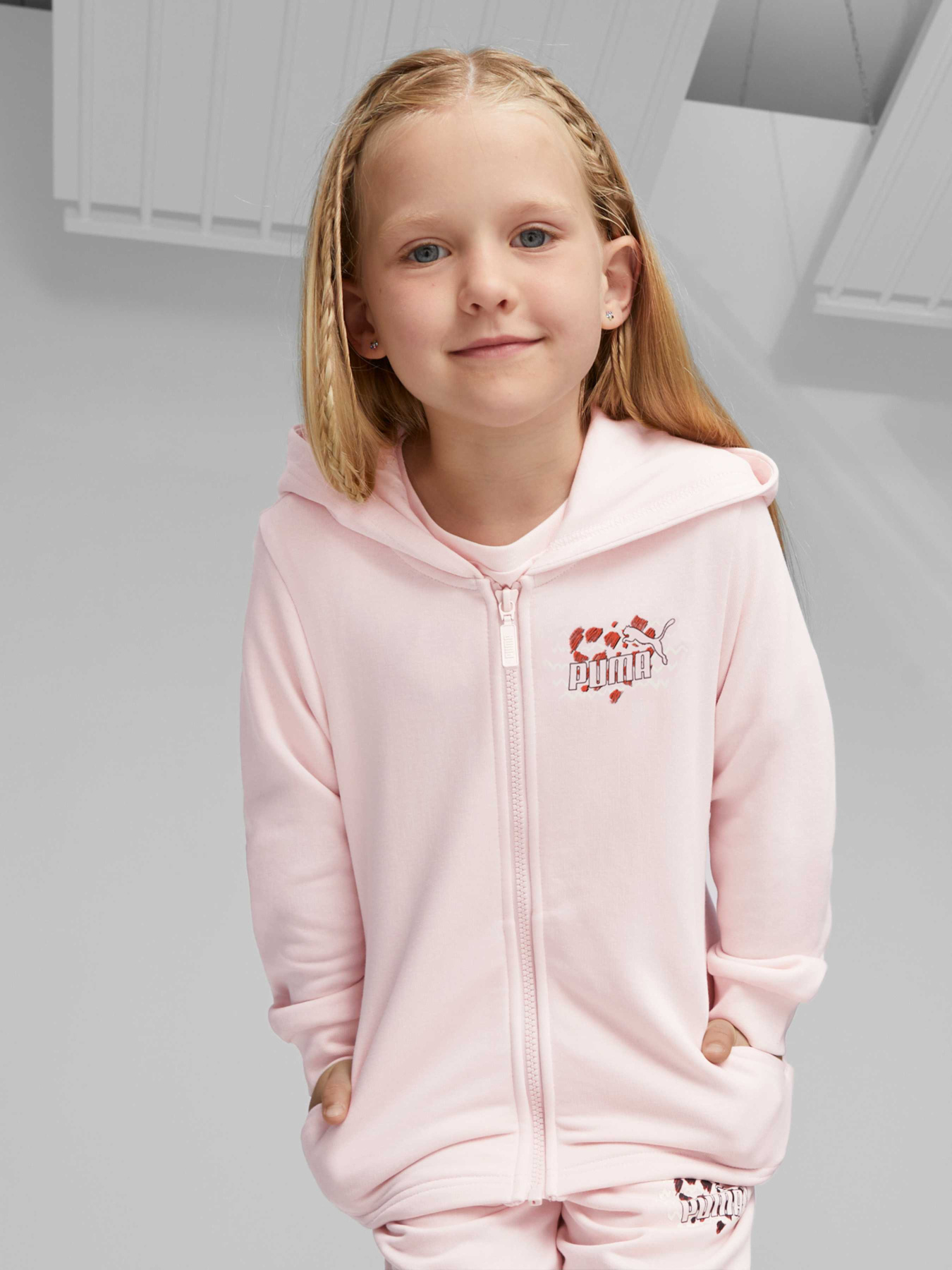 Спортивна кофта PUMA Ess Mix Mtch Full-zip Hoodie модель 676831 Фото