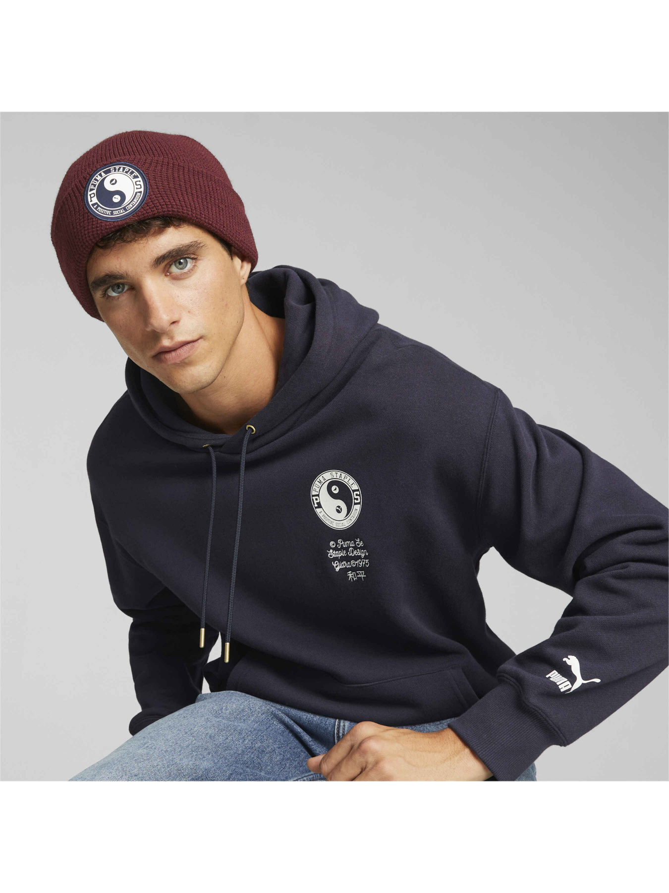 Шапка PUMA x Staple Beanie модель 024963 Фото