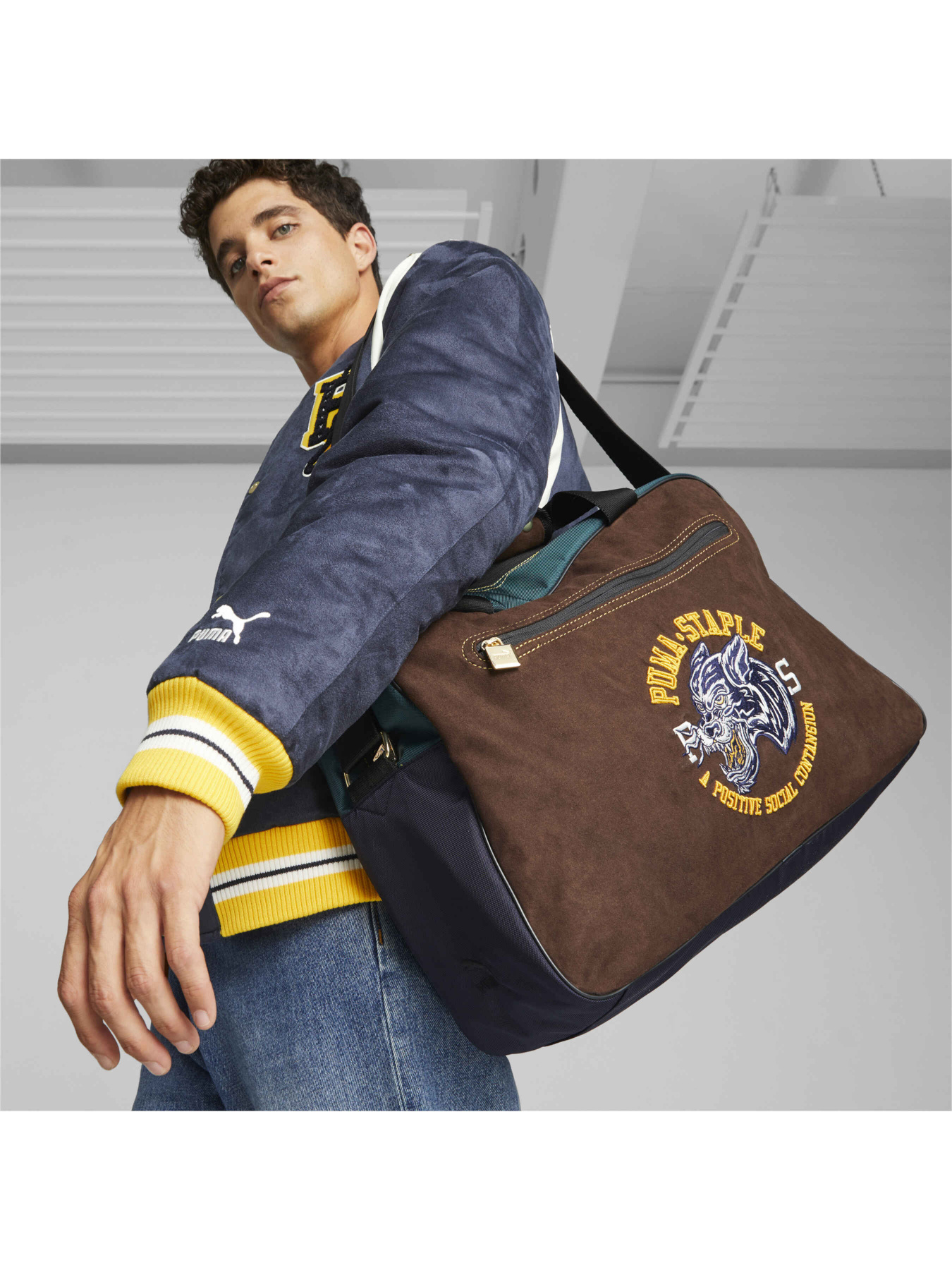 Дорожная сумка PUMA x Staple Duffle Bag модель 090034 Фото