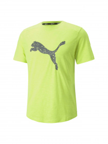 Футболка спортивная PUMA Run Logo Ss Tee M модель 522423 Фото