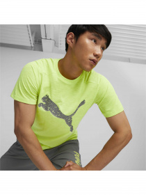 Спортивная футболка PUMA Run Logo Ss Tee M модель 522423 Спортивная футболка PUMA Run Logo Ss Tee M модель 522423 Фото