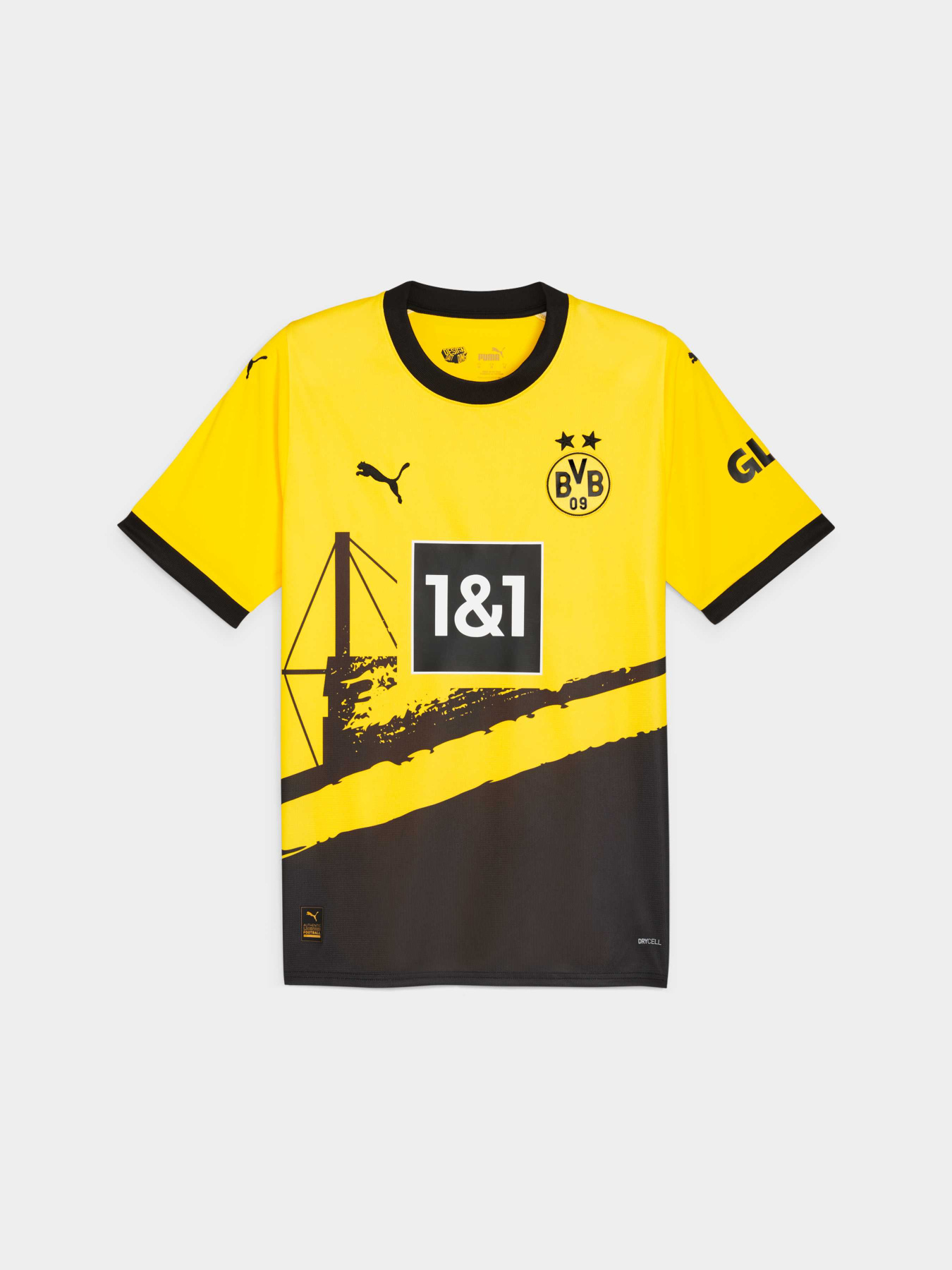 Спортивная футболка PUMA Bvb Home Jersey Replica модель 770604 Спортивная футболка PUMA Bvb Home Jersey Replica модель 770604 Фото