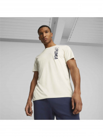 Футболка спортивная PUMA Fit Poly Logo Tee модель 523843 Фото