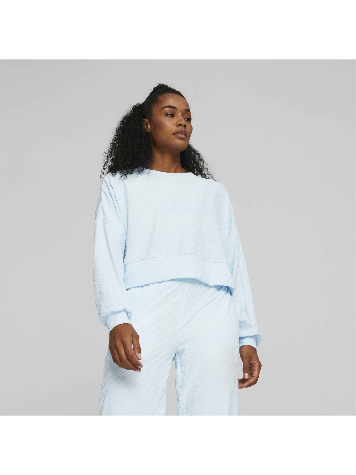 Свитшот PUMA Fit Branded Fleece Crew модель 524124 Фото