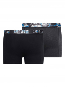 Набор трусов PUMA Men Print Boxer 2P модель 938166 Набор трусов PUMA Men Print Boxer 2P модель 938166 Фото