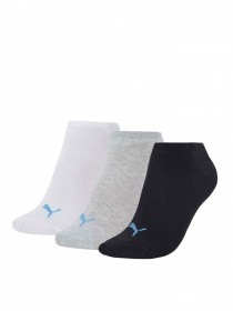 Набір шкарпеток PUMA Unisex Sneaker Plain 3p модель 906807 Фото