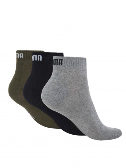 Набір шкарпеток PUMA Unisex Quarter Plain 3p модель 906978 — фото - INTERTOP