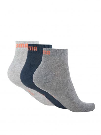 Набір шкарпеток PUMA Unisex Quarter Plain 3p модель 906978 — фото - INTERTOP