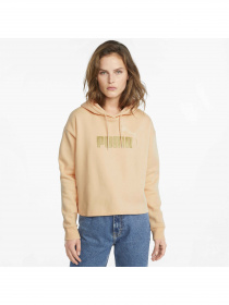 Худи PUMA Ess+ Cropped Metallic Hoodie модель 586891 Фото