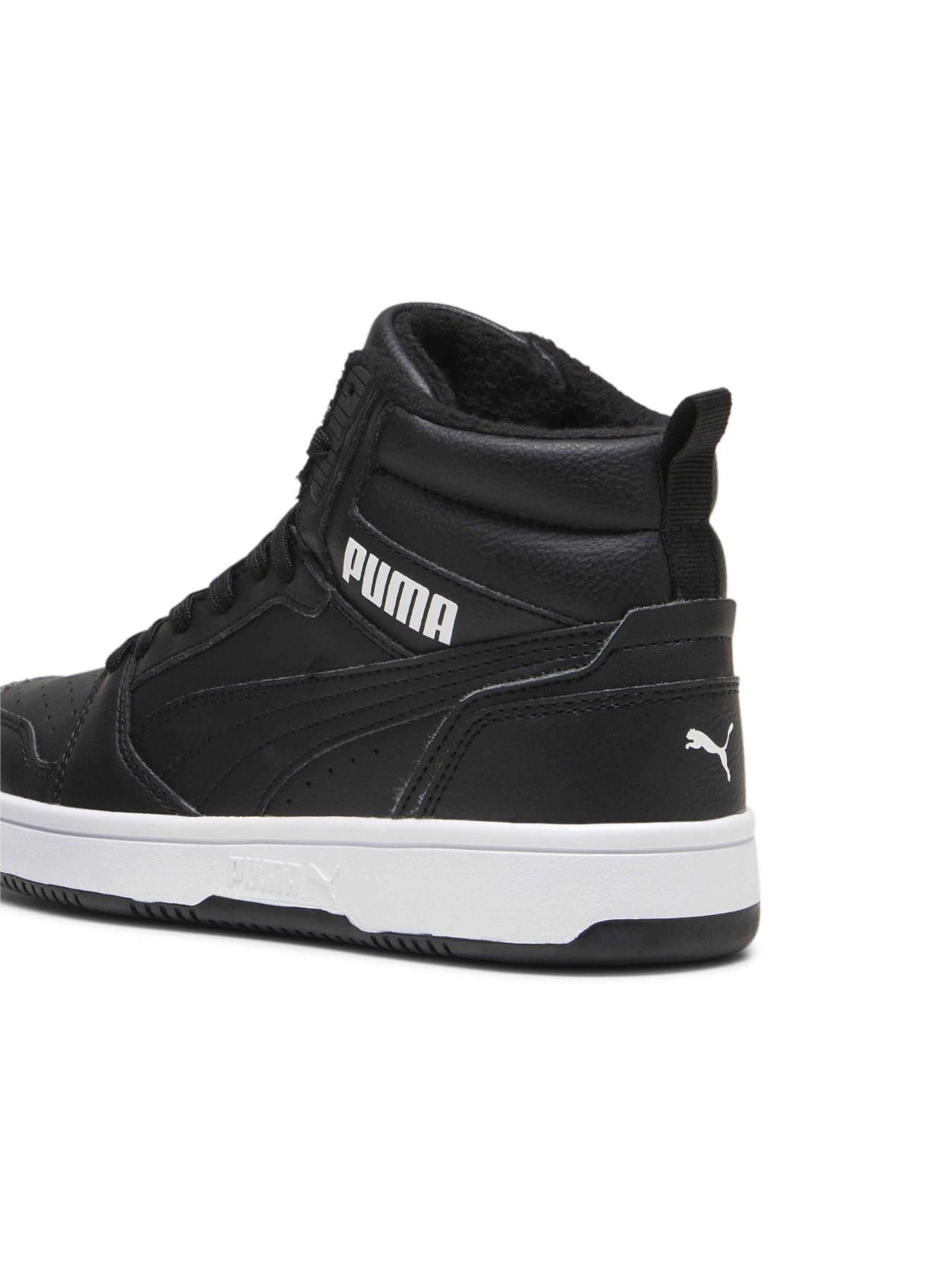 Кеды высокие PUMA Rebound V6 Mid Wtr Jr модель 394685 Фото